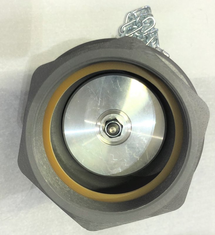 Plate coupling 3" with Cap