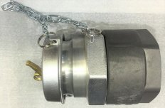 Plate coupling 3" with Cap