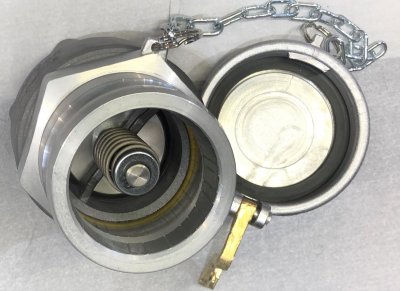 Plate coupling 3" with Cap