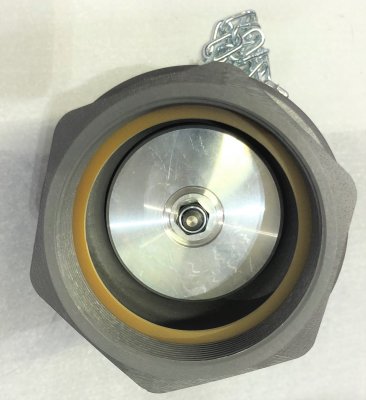 Plate coupling 3" with Cap