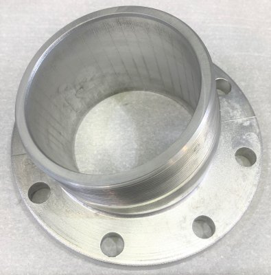 Flange DN100 TW3 / G4 Male 15degree angle
