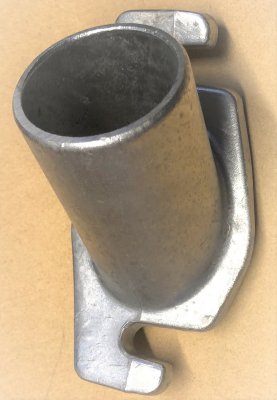 Recessed Weld ring Gasreturn adapter, for Pipe Diameter 60mm 2".