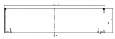 Kaulus mitat Puoliupotettava